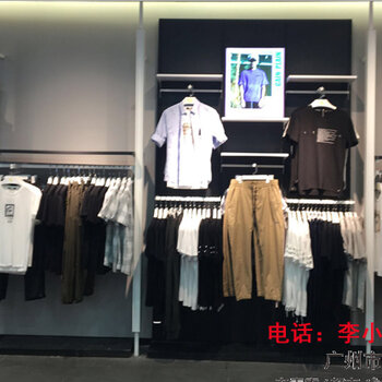 最新男装店货架-新款男士服饰陈列架